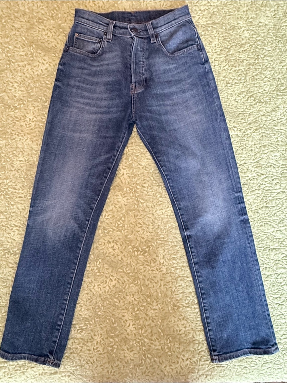 6397 Straight Leg Jeans Size 26 Made in Italy Dark Wash